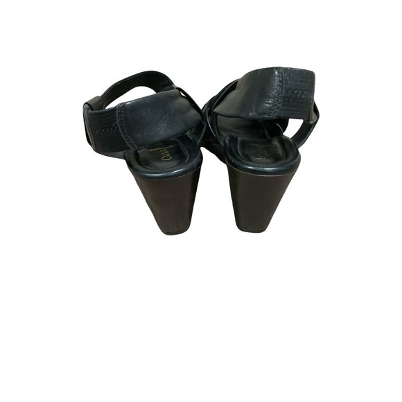 Cole Haan Nike Air Dinah Wedge Leather Sandal Size 7 1/2 - Picture 8 of 12